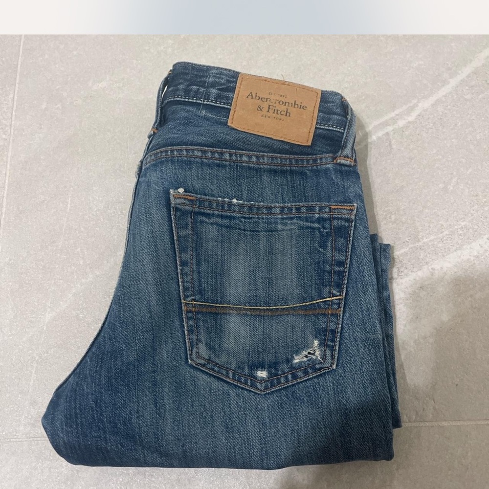 Abercrombie & Fitch Women's Slim Blue Jeans